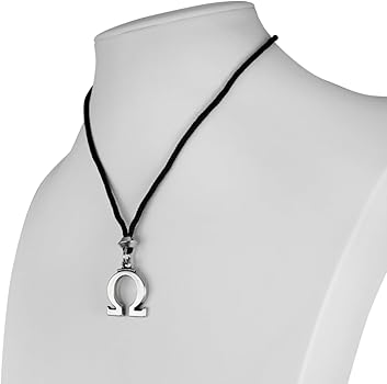 ネックレス・ペンダント hiyoko 6/22 Amazon.co.jp: ピューターギリシャシンボルオメガペンダント